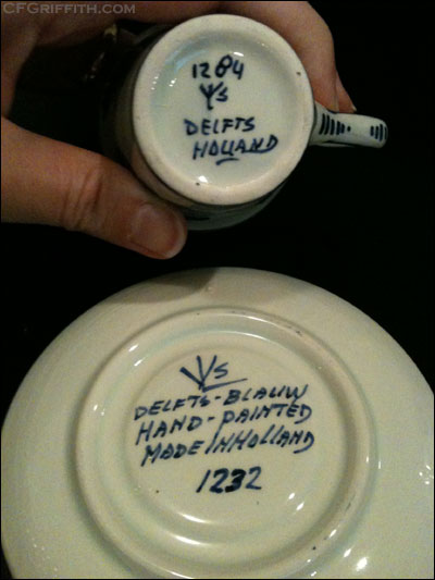 Delftware markings